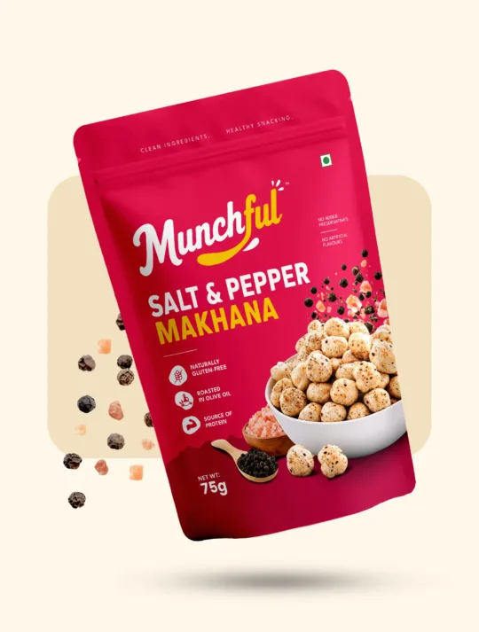Himalayan Salt and Pepper Flavoured Makhana Foxnut