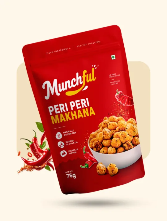 Peri Peri Flavoured Makhana Foxnut